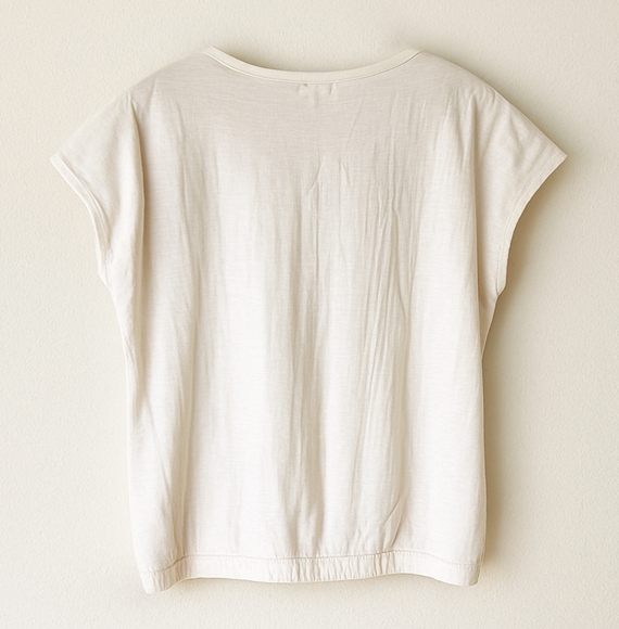 prAna Ocupas Popover Top Small NWT | Soft White Boho Organic Cotton Blouse - Picture 7 of 12